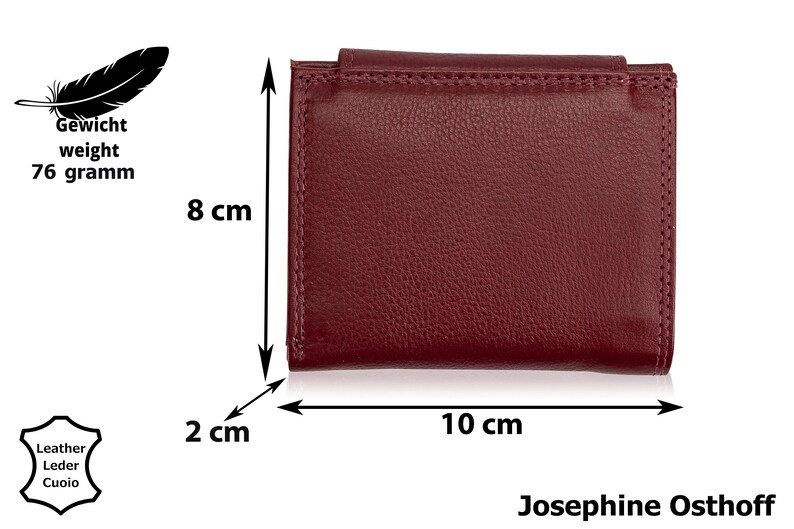 Wallet Coal (944) Genuine Leather with RFID Protection image 7