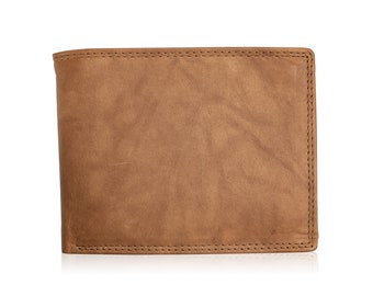 Wallet Men Folding Wallet OG (921) Real Leather with RFID Protection