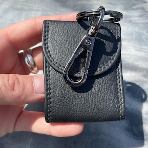 Billetera mini billetera jeans (913) de cuero genuino con protección RFID