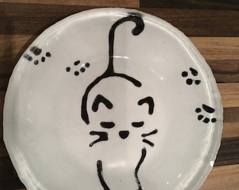 Kattenvoerbakken van glas, individueel gemaakte borden