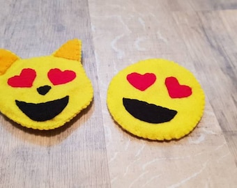 Catnip emoji cat toy / cat toy / felt cat toy