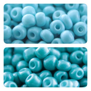 10gr Perlen Rocailles 4 mm Farbauswahl (100 EUR/kg), Saatperlen  für Armband