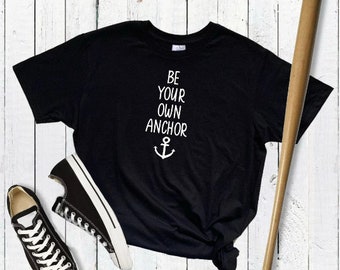Teen Wolf T-Shirt “Be your own Anchor” - grey/black