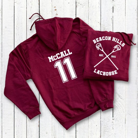 Scott McCall Teen Wolf TV Beacon Hills #11 Lacrosse Jersey Custom Thro –  JordansSecretStuff