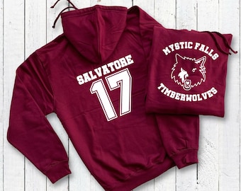 Vampire Diaries inspired Hoodie - Stefan Salvatore 17 Unisex Pullover