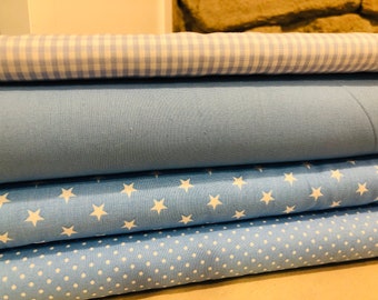 Fabric package light blue 4x 0.5 m