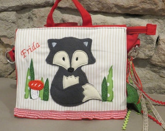 Kindergartentasche bzw. Rucksack mit Fuchs