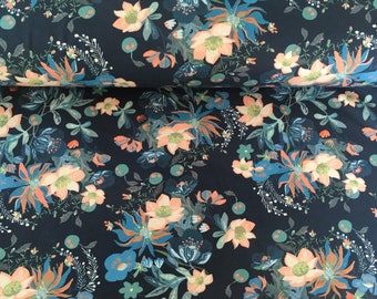 Jersey Graphic Floral marine