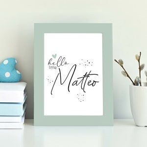 Geburtskarte, Geschenk zur Geburt, Karte zur Geburt, Namenskarte, Geldgeschenk, Karte mit Kuvert, Namenskarte, Babyparty Geschenk