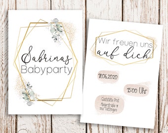 Einladung Zur Babyparty Etsy