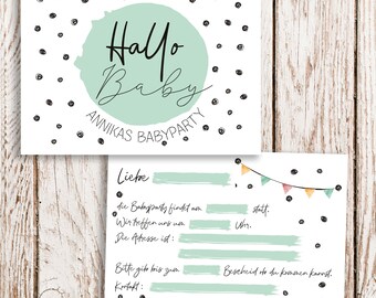 Einladung Zur Babyparty Etsy