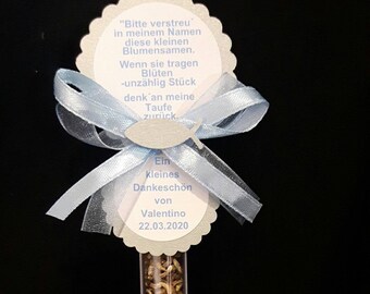 Presente de convidado sementes de flores batismo borboleta reunião comunhão confirmação sabão de casamento fada texto desejado nome data borboleta