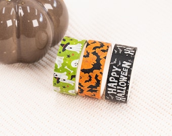 Washi Tape, Halloween, 3 pieces, 1,5cmx3m