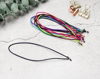 Elastic closure for Travelers Notebook, various sizes e.g. A5, standard, B6, A6, Ø 2 mm, 15 colors, brown, black, pink