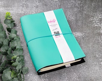 Travelers Journal, turquoise, different sizes, faux leather