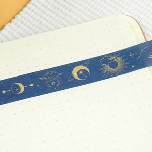 Washi tape, moon, 1.5 cm x 7 m image 4