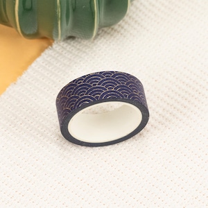 Nastro Washi, onde blu, 1,5 cm x 7 m