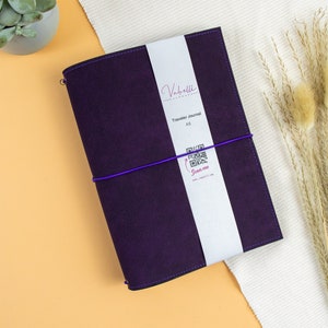 Travelers Journal, purple, different sizes, faux leather