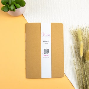 notebook, A5-A7, 7 different colors, dots/blank, 120gsm, 60 pages