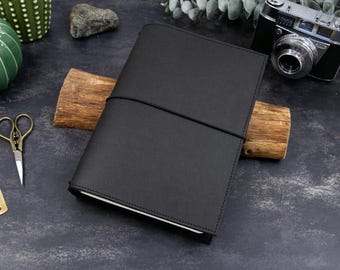 Travelers Notebook, schwarz, versch. Größen, SnapPap