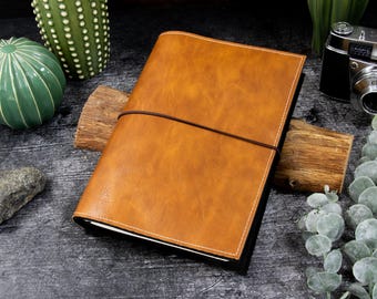 Travelers Notebook | vintage hellbraun | Kunstleder | versch. Größen