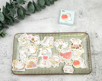 Sticker Kawaii Hamster, 45 pieces