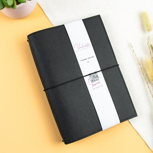 Travelers Journal, black, different sizes, SnapPap