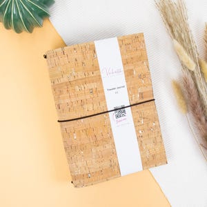 Travelers Journal, cork, light brown, various sizes