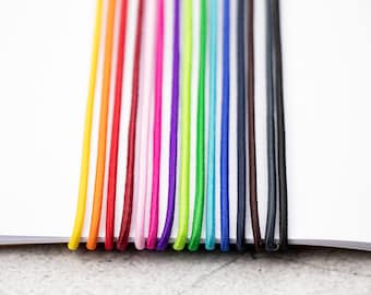 Rundgummi & Ersatzgummi | Elastische Gummikordel | 2 mm