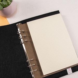 notepad for the folder, dots/blank, 7 colors, fits A5, Personal, A6, Pocket