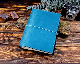 Travelers notebook, petrol, different sizes, faux leather