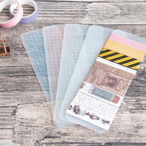 Washi Tape Halter, 5x15cm, Washi Tape Organizer, 4 Farben