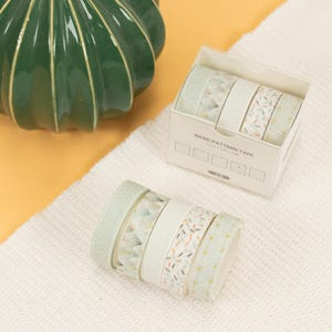 Nastro adesivo Washi, set da 5, 10 mm x 3 m, bullet journal