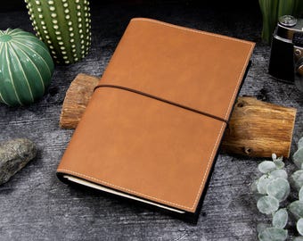 Travelers Notebook, brown, different sizes, faux leather