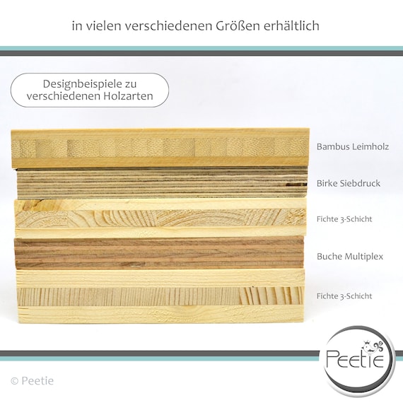 1x Holzplatte Bambus Leimholz 18mm natur Zuschnitt individuell Holz  Tischplatte Regalboden Schneidebrett Hackbrett - Etsy Schweiz