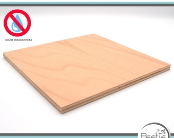 1x Holzplatte Buche Sperrholz 10 mm natur Zuschnitt individuell Holz Tischplatte Regalboden
