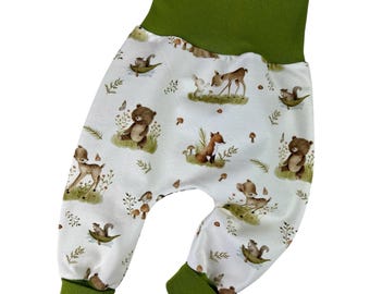 Baby-/barnharemsbyxor *skogäng* storlekar 56 till 128