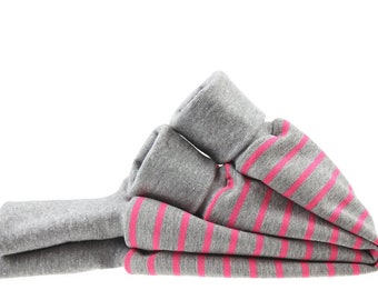 Pumphose "Stripes Grey-pink"