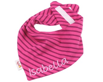 Scarf with name *Ringel pink-purple*