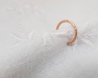 Ear Cuff "Minimalist Sparkle" Rose Gold Filled // earcuff, piercing ring fake, piercing ear fake, ear cuff rose gold, ear cuff rose