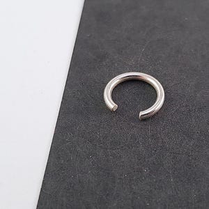 Ear Cuff "Minimalist"  BIG / 925 Silber  earcuff // Fake Piercing, Ohrklemme, Ohrmanschette, minimalist, ear cuffs, breiter Ear Cuff,