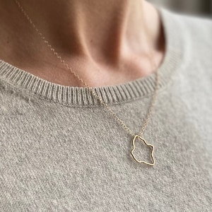 "Minimalist Organical Shape" pendant, gold filled - interchangeable pendant, hammered pendant for chains, necklace pendant, necklace pendant