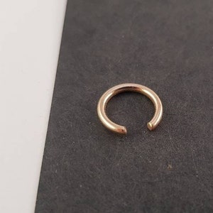 Ear Cuff "Minimalist"  BIG // RoseGold Filled  earcuff, Ohrmanschette, Ohrklammer, Fake Piercing, earcuffs, Ohrklemmen, breiter Cuff,