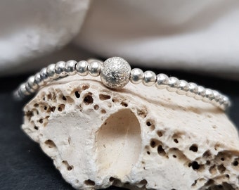 Bracelet 925 silver, pearl bracelet, bracelet silver, ball bracelet, friendship bracelet, silver bracelet women, bangle silver, silver bracelet