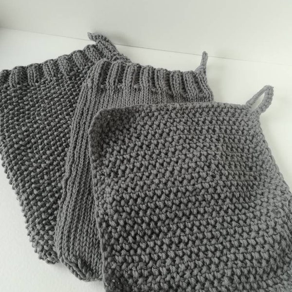 Baumwollwaschlappen Waschhandschuhe Waschtuch Babywaschlappen gestrickter Waschlappen