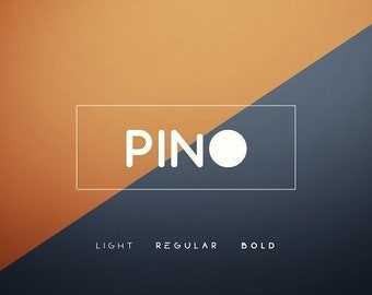 Pino Light Bold Regular Fonts