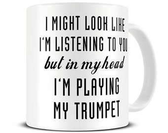 Trumpet Gifts - Trumpet Mug - Trumpet Player Gift - Coffee Mug - Musician Gifts - Gift for Trumpeter - Musician Mug - MG661