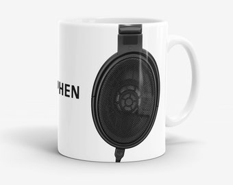 Personalised Headphones Mug, Sound Engineer Gifts, Gift for Music Lover, Coffee Mug, Music Gifts, MG814