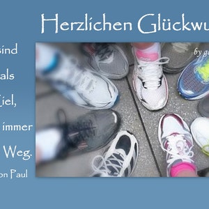 Geburtstagskarte "Jogger"