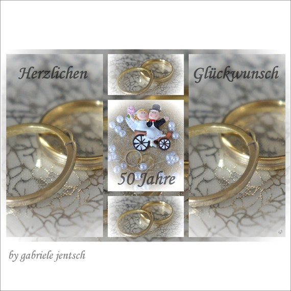 Karte Hochzeit Silberhochzeit Goldene Hochzeit